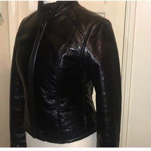 GENUINE LEATHER guess moto jacket